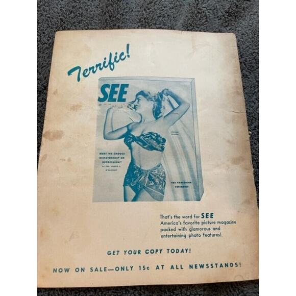 Vintage Cartoon Humor Magazine Summer 1939 - Picture 5 of 6